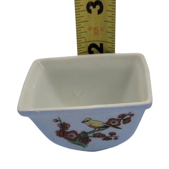 Vintage Lillian Vernon Small Bird and Flower Trinket Dish Bowls Original Box - Picture 6 of 13